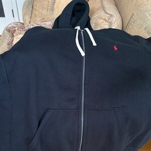Polo by Ralph Lauren Black Zip-Up Sweater